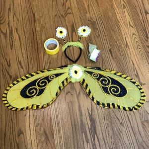 Bee 🐝 costume (wings / headband / ribbon )